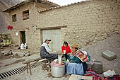 Peru, Ollantaytambo, traditional adobe house